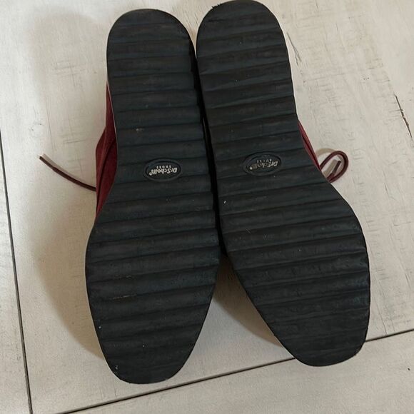 Dr Scholls Burgundy Comfort Slip on Shoes - Picture 5 of 8